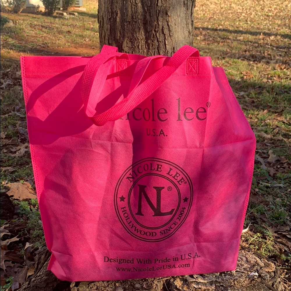 Nicole Lee Black Tote Bag